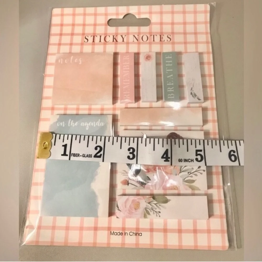 3Pcs Flower Design -Make Things Happen Note Set NWT